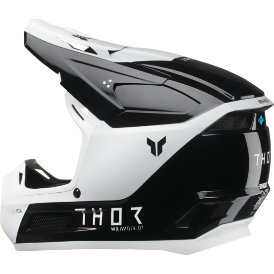 Casque cross enfant Thor Fleet Storm - Noir Blanc
