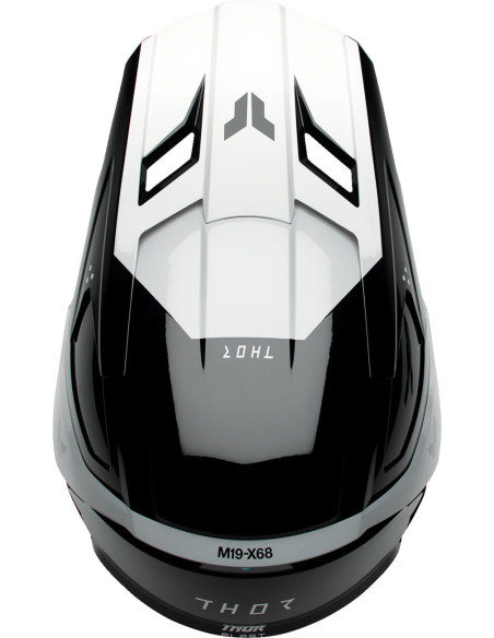 Casque cross enfant Thor Fleet Storm - Noir Blanc