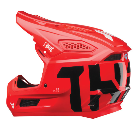 Casque cross Thor Fleet Forge - Rouge