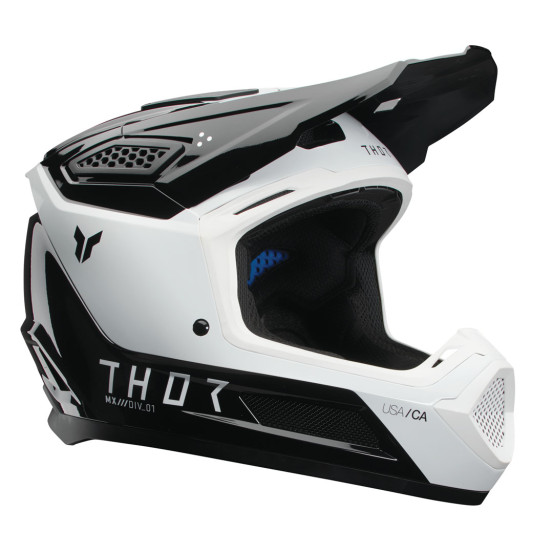 Casque cross Thor Fleet Storm - Noir Blanc