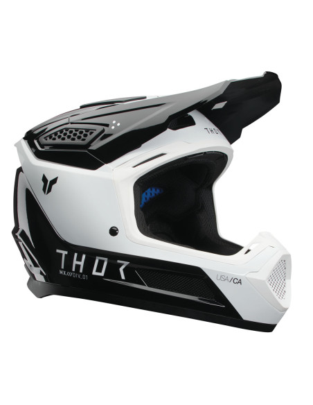 Casque cross Thor Fleet Storm - Noir Blanc