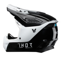 Casque cross Thor Fleet Storm - Noir Blanc 2