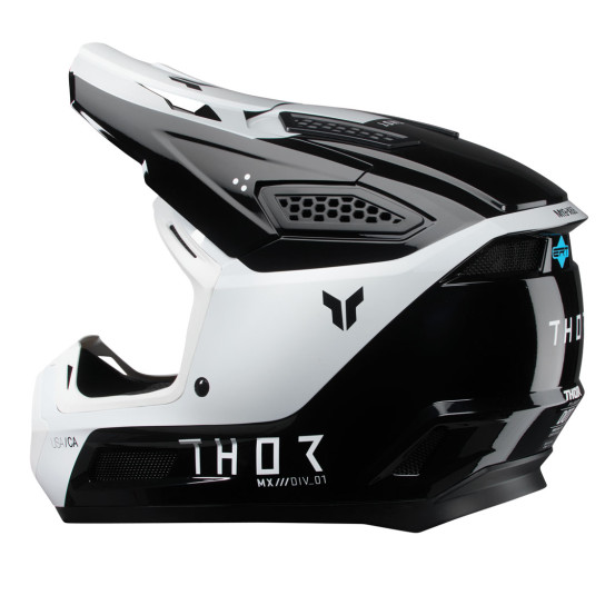 Casque cross Thor Fleet Storm - Noir Blanc