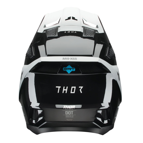 Casque cross Thor Fleet Storm - Noir Blanc