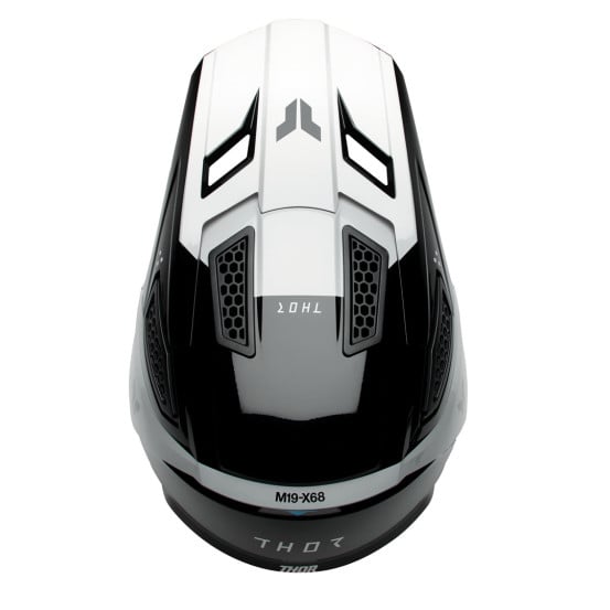 Casque cross Thor Fleet Storm - Noir Blanc