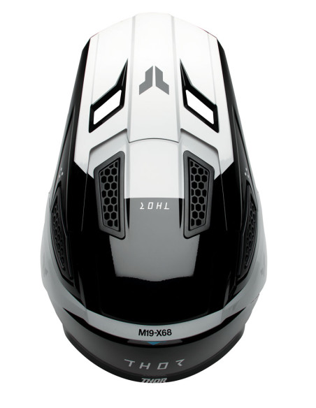 Casque cross Thor Fleet Storm - Noir Blanc