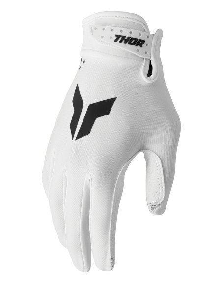 Gants cross Thor Spring 2025 Launchmode - Blanc