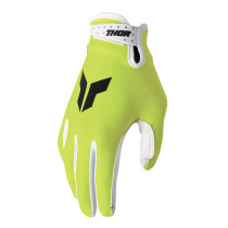 Gants cross Thor Spring 2025 Launchmode - Jaune Acid