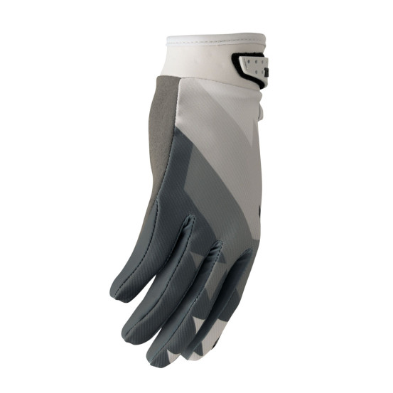 Gants cross Thor Spring 2025 Launchmode Brave - Gris Blanc