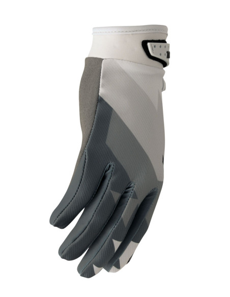 Gants cross Thor Spring 2025 Launchmode Brave - Gris Blanc
