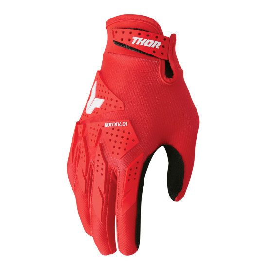 Gants cross Thor Spring 2025 Launchmode XP - Rouge