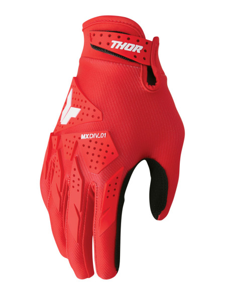 Gants cross Thor Spring 2025 Launchmode XP - Rouge