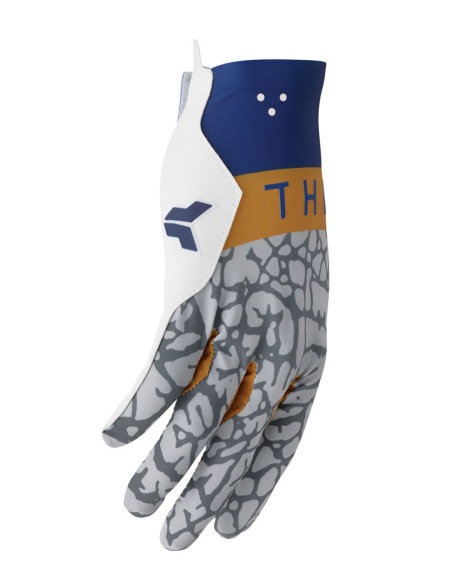Gants cross Thor Spring 2025 Sportmode Bravo - Bleu Copper