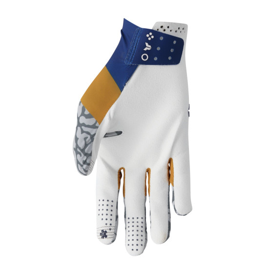 Gants cross Thor Spring 2025 Sportmode Bravo - Bleu Copper