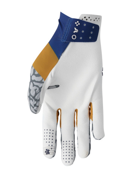 Gants cross Thor Spring 2025 Sportmode Bravo - Bleu Copper