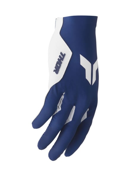 Gants cross Thor Spring 2025 Sportmode Iconic - Bleu Blanc
