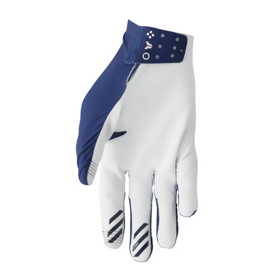 Gants cross Thor Spring 2025 Sportmode Iconic - Bleu Blanc