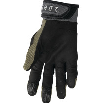 Gants cross Thor Spring 2025 Terrain - Kaki Gris 2