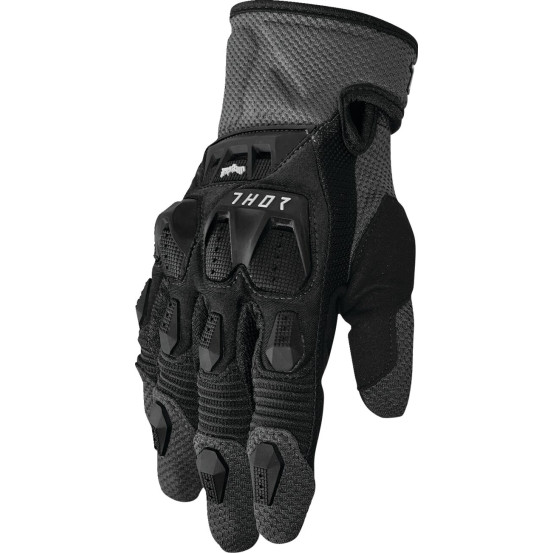 Gants cross Thor Spring 2025 Terrain - Noir Gris