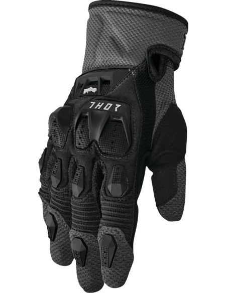 Gants cross Thor Spring 2025 Terrain - Noir Gris