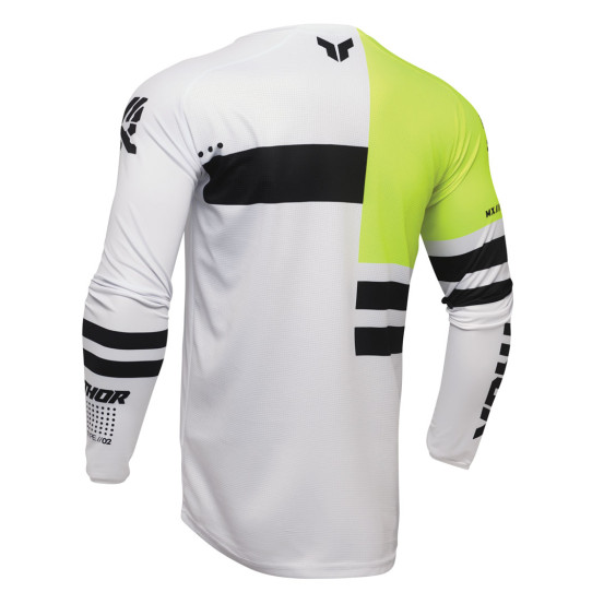 Maillot cross Thor Spring 2025 Launchmode Dozer - Jaune Acid Noir