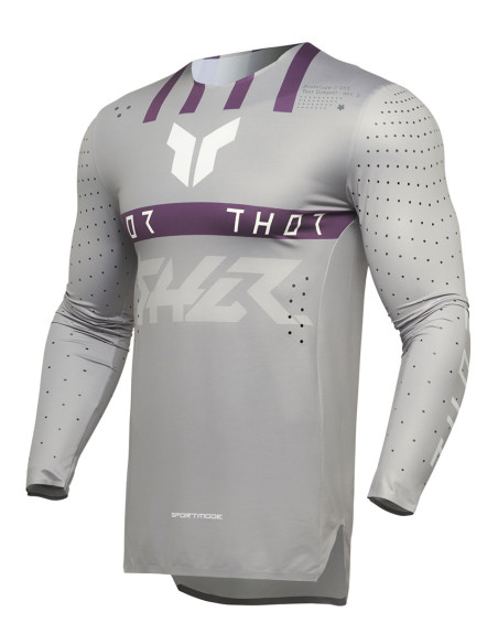 Maillot cross Thor Spring 2025 Sportmode Flite - Gris Violet