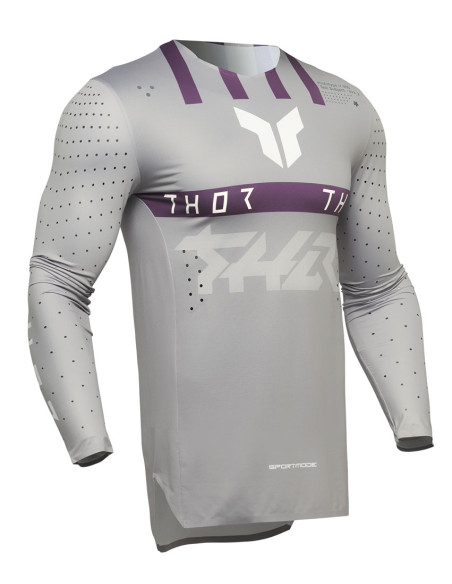 Maillot cross Thor Spring 2025 Sportmode Flite - Gris Violet