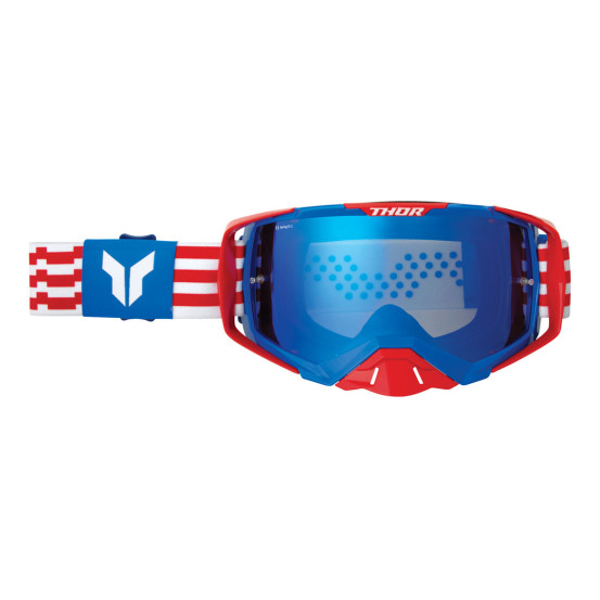 Masque cross Thor Spring 2025 Activate Patriot - Rouge Blanc Bleu