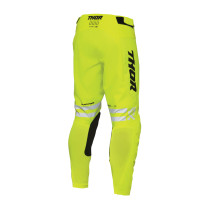 Pantalon cross Thor Spring 2025 Launchmode Dozer - Jaune Acid Noir 2