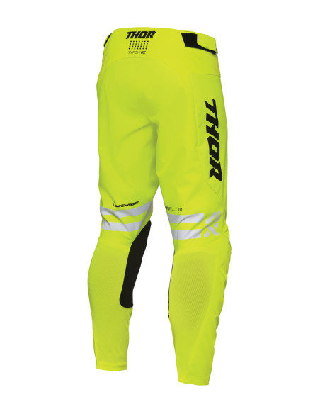 Pantalon cross Thor Spring 2025 Launchmode Dozer - Jaune Acid Noir