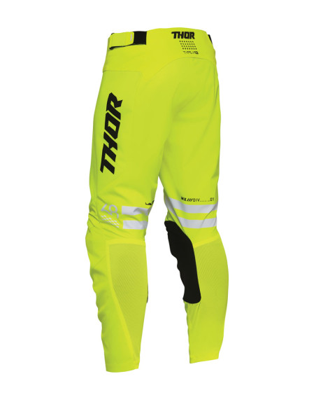 Pantalon cross Thor Spring 2025 Launchmode Dozer - Jaune Acid Noir