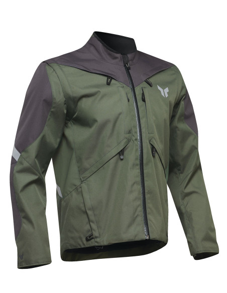 Veste enduro Thor Terrain - Kaki Gris