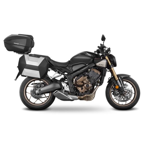 Pack bagagerie complet SHAD Honda CB650R / CBR650R 2024-2025 Extensible