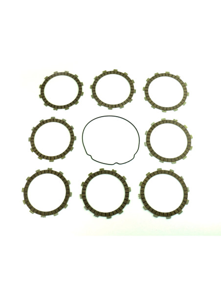 Kit disques embrayage garnis + Joint de couvercle embrayage ATHENA - BETA 350 RR 2012 400 RR 2010-2011 450 RR 2010-2012 498 2..