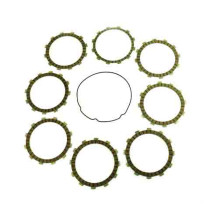 Kit disques embrayage garnis + Joint de couvercle embrayage ATHENA - BETA 350/390/400/450/500 RR