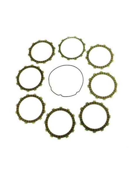 Kit disques embrayage garnis + Joint de couvercle embrayage ATHENA - BETA 350/390/400/450/500 RR