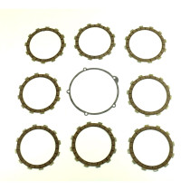 Kit disques embrayage garnis + Joint de couvercle embrayage ATHENA - GAS GAS 200 EC/SM 250 EC/MC/SM 300 EC/SM 400 EC 450 FSE