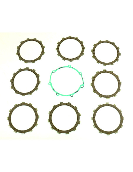 Kit disques embrayage garnis + Joint de couvercle embrayage ATHENA - GAS GAS 300 EC 2013-2015