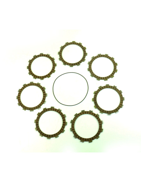 Kit disques embrayage garnis + Joint de couvercle embrayage ATHENA - HONDA 125 CR 1986-1999 125 CRE 2002-2007