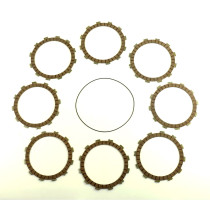 Kit disques embrayage garnis + Joint de couvercle embrayage ATHENA - HONDA 250 CR 1995-2007 250 CRE 2002-2007 250 CRM 1998-20..