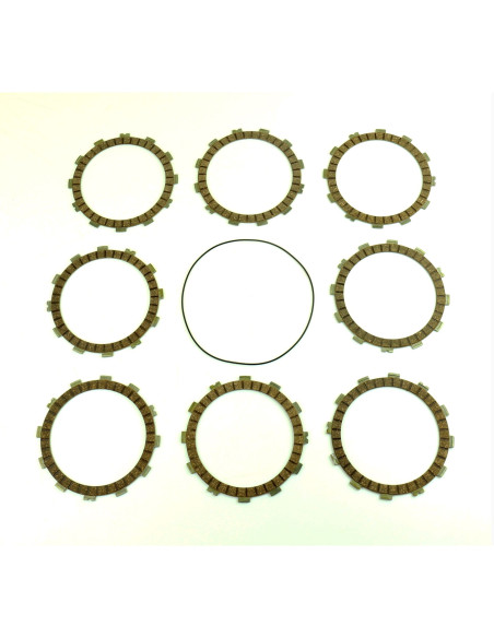 Kit disques embrayage garnis + Joint de couvercle embrayage ATHENA - HONDA 450 CRF-R 2002-2010 450 CRF-X 2005-2016