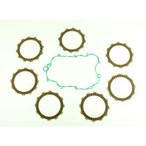 Kit disques embrayage garnis + Joint de couvercle embrayage ATHENA - HUSQVARNA 125 WRE 1995-2012