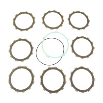 Kit disques embrayage garnis + Joint de couvercle embrayage ATHENA - HUSQVARNA 250 CR 1999-2005 250 WR 1999-2013 360 WR 1999-..