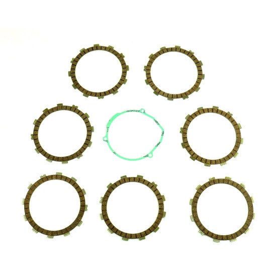 Kit disques embrayage garnis + Joint de couvercle embrayage ATHENA - HUSQVARNA 250 CR/WR 1995-1998 360 CR/WR 1995-1998
