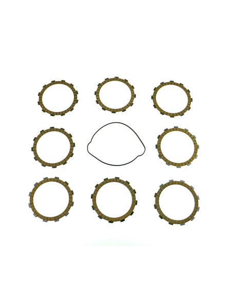 Kit disques embrayage garnis + Joint de couvercle embrayage ATHENA - HUSQVARNA 250 FC 2016-2018