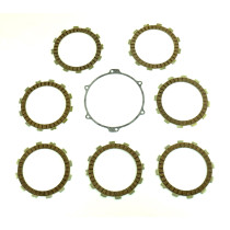 Kit disques embrayage garnis + Joint de couvercle embrayage ATHENA - HUSQVARNA 250 TC/TE 2010-2013 310 TC 2011-2013 310 TE 20..