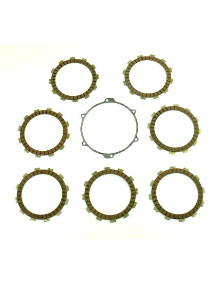 Kit disques embrayage garnis + Joint de couvercle embrayage ATHENA - HUSQVARNA 250 TC/TE 2010-2013 310 TC 2011-2013 310 TE 20..