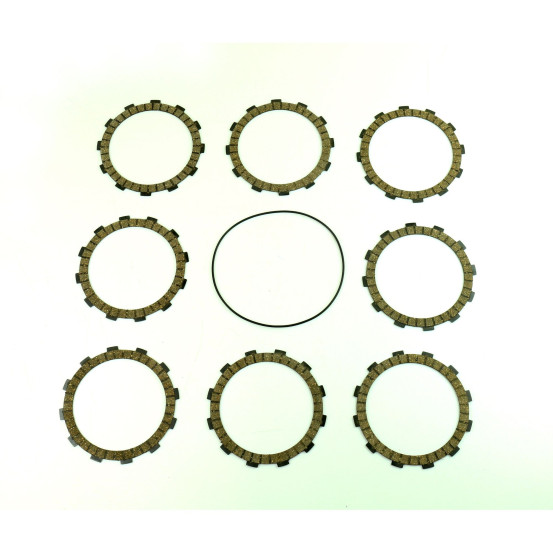 Kit disques embrayage garnis + Joint de couvercle embrayage ATHENA - HUSQVARNA 450 FC/FE 510 FE KTM 450 SXF/EXC 500 EXC