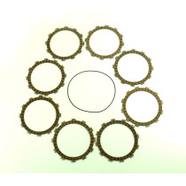 Kit disques embrayage garnis + Joint de couvercle embrayage ATHENA - KAWASAKI 450 KXF 2016-2018