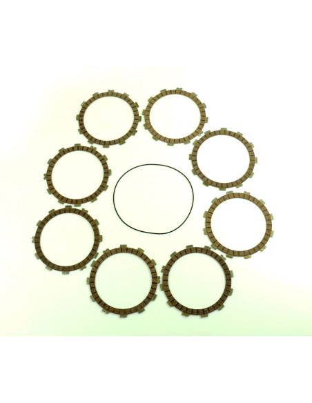 Kit disques embrayage garnis + Joint de couvercle embrayage ATHENA - KAWASAKI 450 KXF 2016-2018